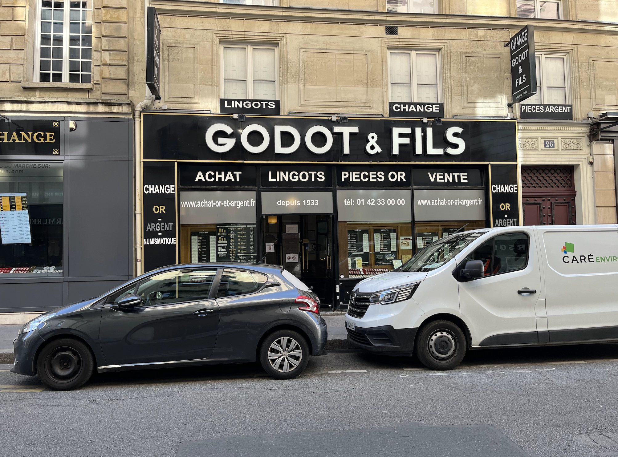Paris (Siège, depuis 1933) 75002 Paris 4