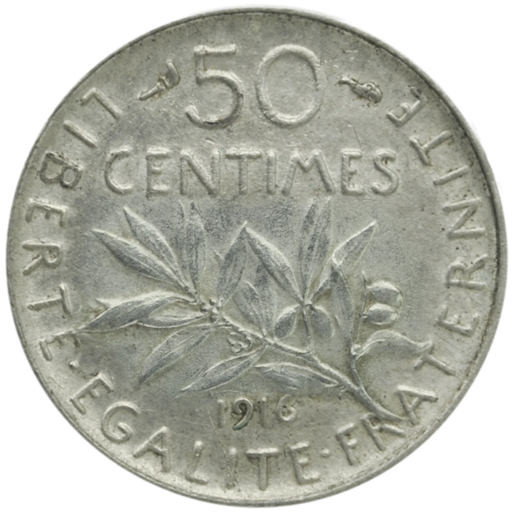 50 centesimi Semeuse 1897-1920