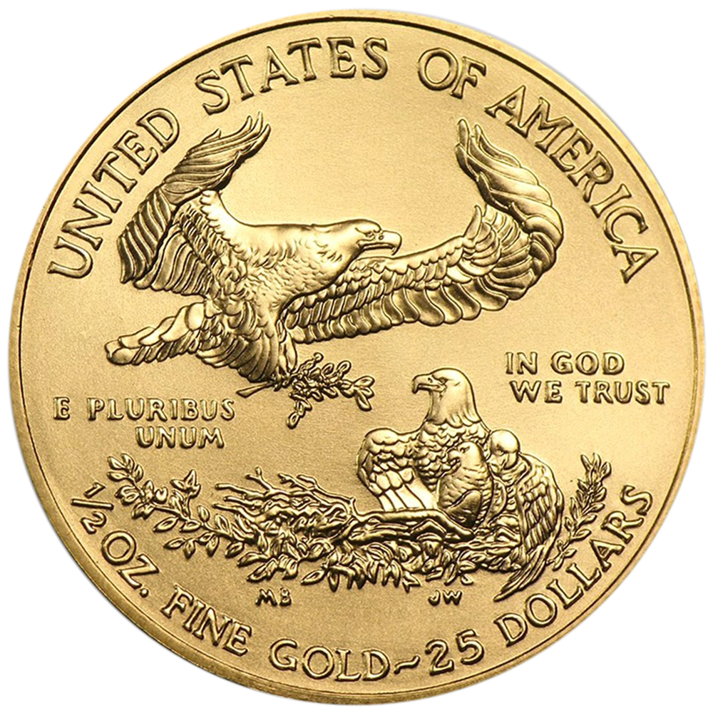 American Eagle 1/2 Once Or