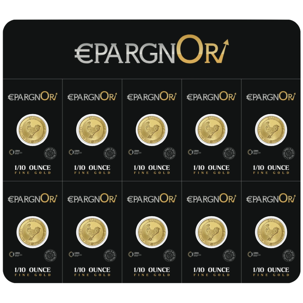 EpargnOr 10 x 1/10 Oncia Oro