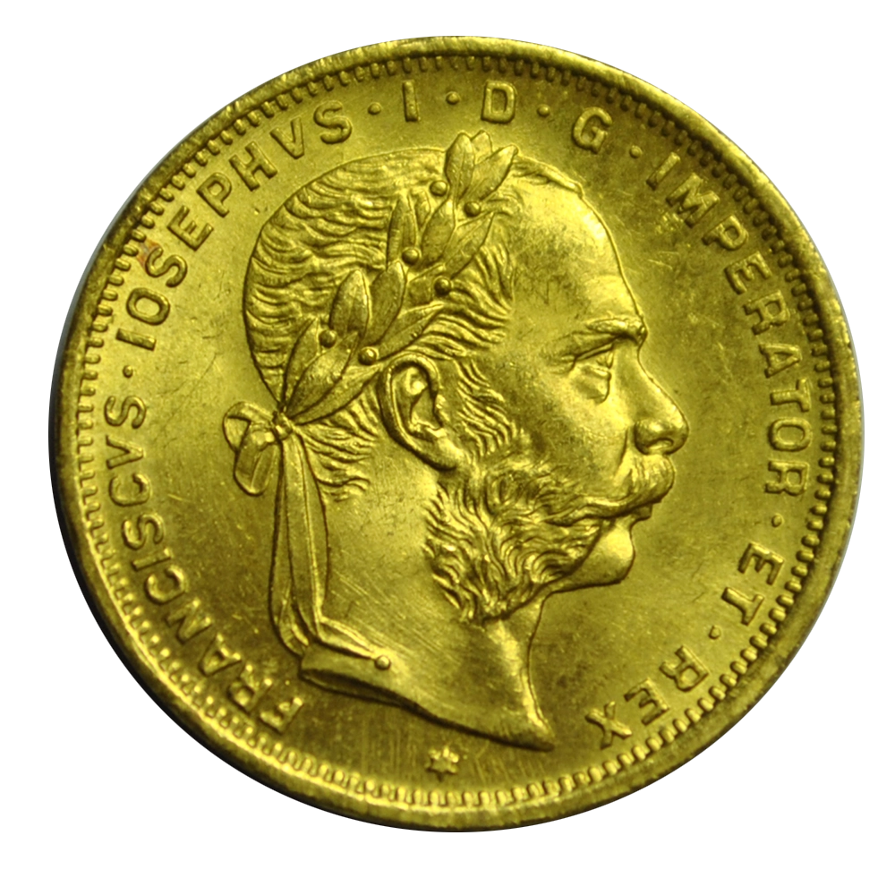 Francesco Giuseppe I 20 franchi d'oro o 8 fiorini 1892 Kremnitz
