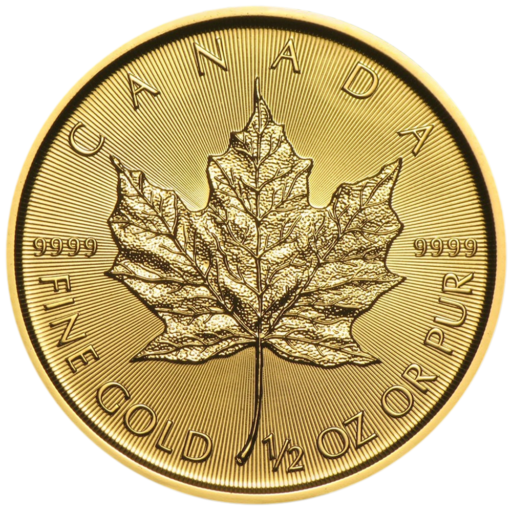 Maple Leaf 1/2 Once Or
