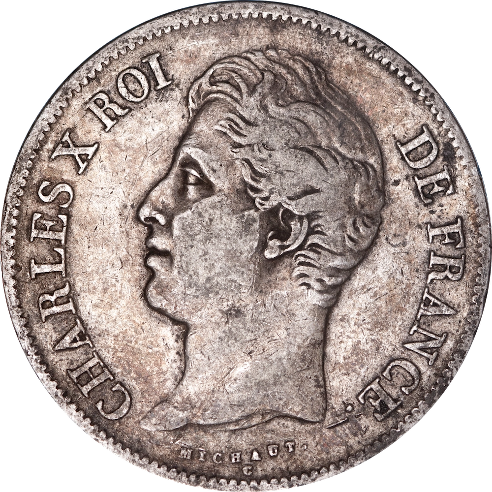 Charles X 5 Francs 1828 Lille