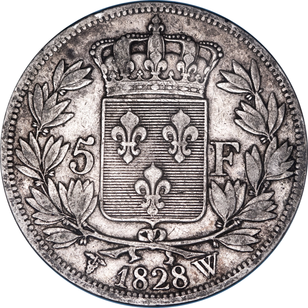 Charles X 5 Francs 1828 Lille