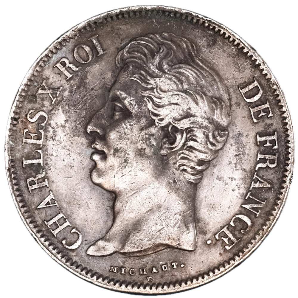 Moneta : Carlo X-5 Franchi 1830 Rouen