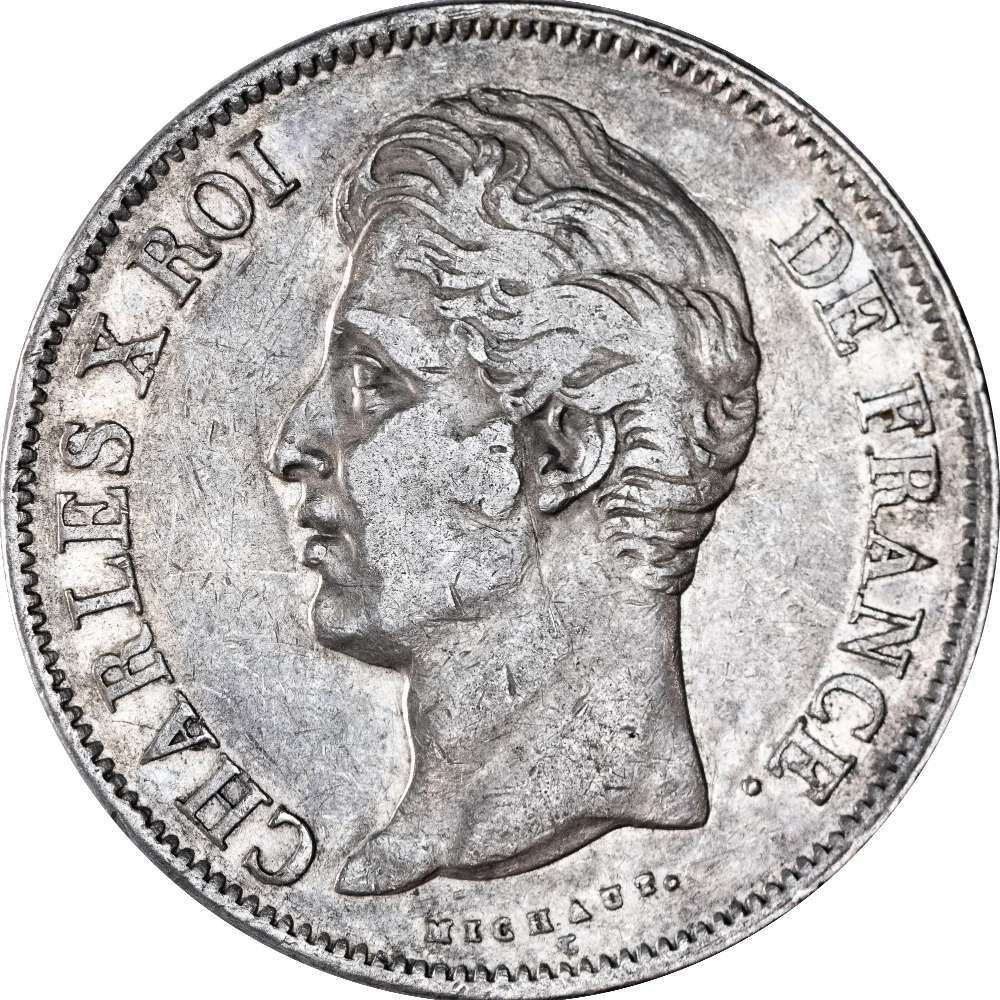 Restored Monarchy - Charles X 5 Francs 1830 Paris