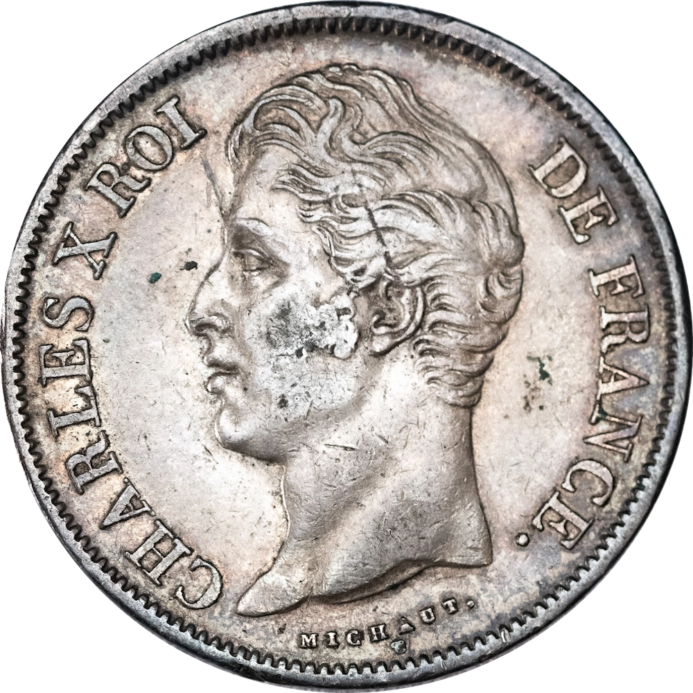 Restored Monarchy - 5 Francs Charles X 1828 Bordeaux