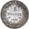 Constitutional Monarchy - Louis Philippe Tollier type 5 Francs 1831 Bordeaux