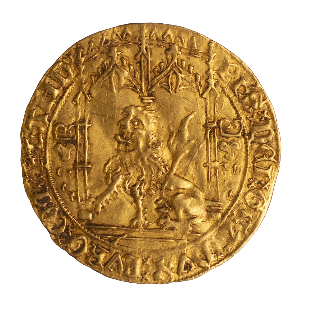 Flanders Philippe le Bon golden lion 1454-1460