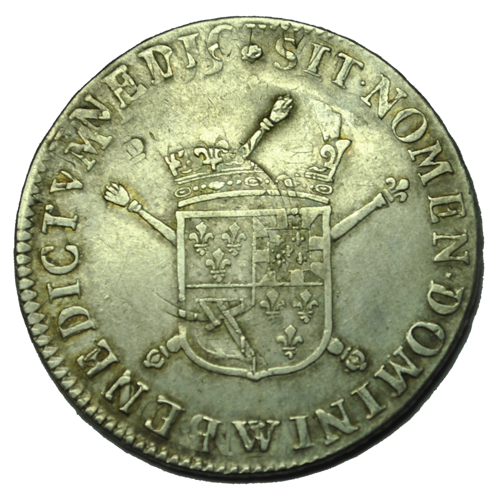 Luigi XIV Mezzo scudo delle Fiandre 1705 Lille